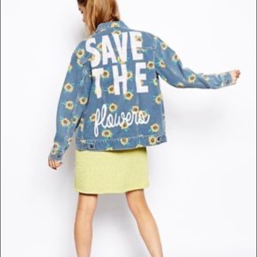 Sunflower Printed Denim Jacket - image 4